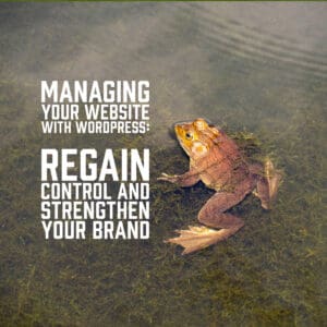 Managing Your Website with WordPress: Regain Control and Strengthen Your Brand